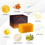 kojic acid dark spot remover soap bars with vitamin c